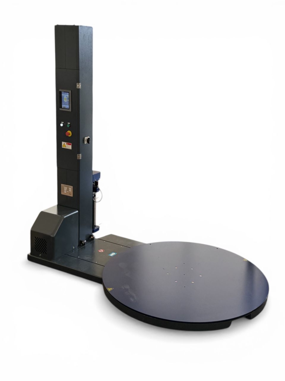 PS 1500 PPS félautomata raklapfóliázó gép fólia előnyújtóval